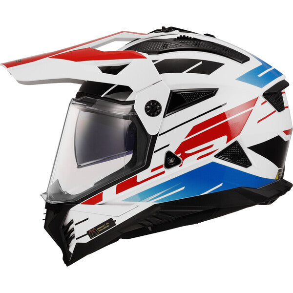 LS2 Casco Adventure PIONEER II MX702 Doppia Visiera Moto