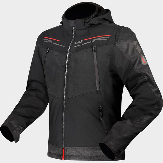 LS2 ZIRCONIUM Winter Waterproof Motorcycle Jacket With Protections
