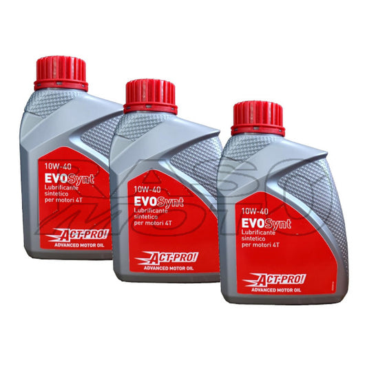 ACT-PRO! EVO Synt Olio Motore 10W-40 Sintetico Originale CFMoto MT800 - MT650 - NK800 - CLX700 3lt