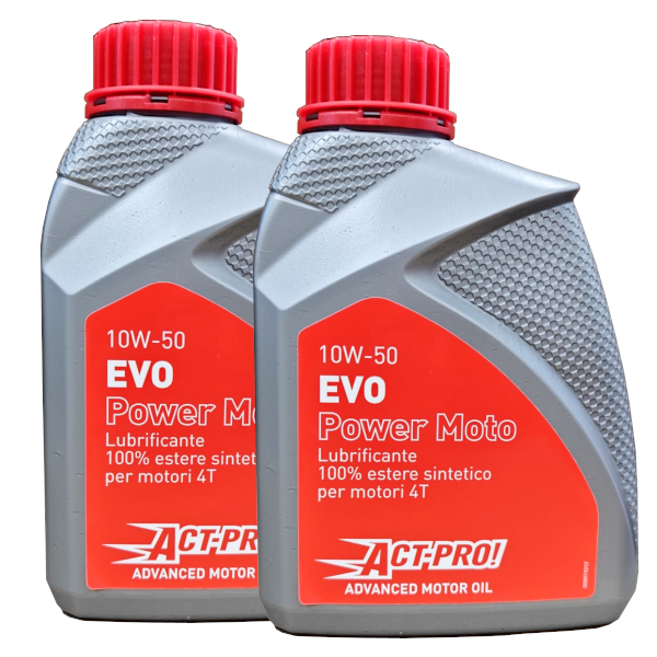 Act-Pro! EVO Power Olio Motore 10W-50 100% Estere Sintetico Originale 2Lt CF MOTO - VOGE - KYMCO