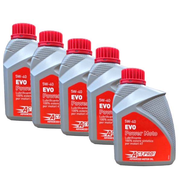 Act-Pro! EVO Power Olio Motore 5W-40 100% Estere Sintetico Originale 5Lt CF MOTO - VOGE - KYMCO