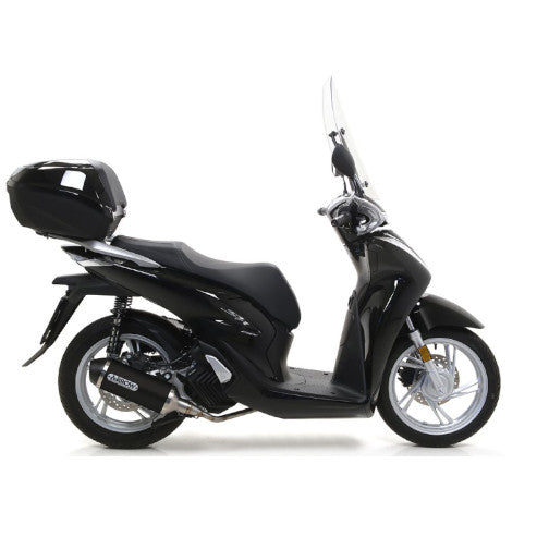 Arrow Scarico Marmitta Omologata URBAN Alluminio Dark + Collettore Racing Inox HONDA SH 125 - 150i 53534ANN + 53081MI