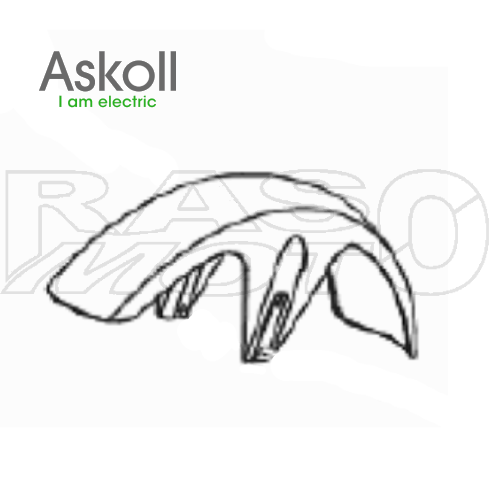 Askoll Front Fender Dark Anthrazit ES2 - ES2 EVO 2022 Original Ersatzteil