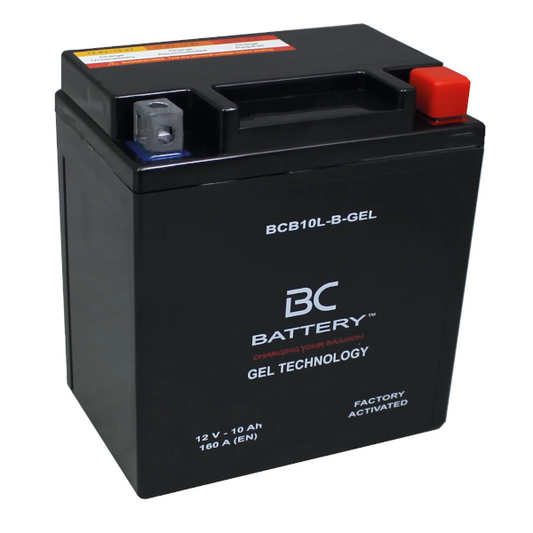 BC Battery BCB10L-B-GEL Batteria Al Gel Moto e Scooter 12V 10Ah