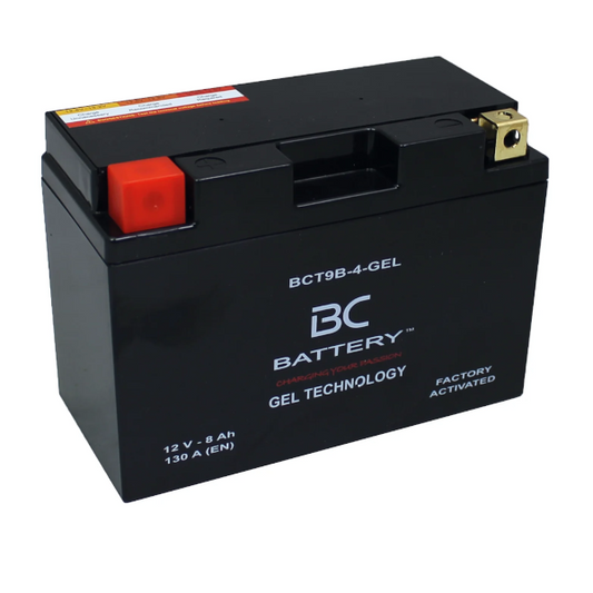 BC Battery BCT9B-4-GEL Batteria Al Gel Moto e Scooter 12V 8Ah