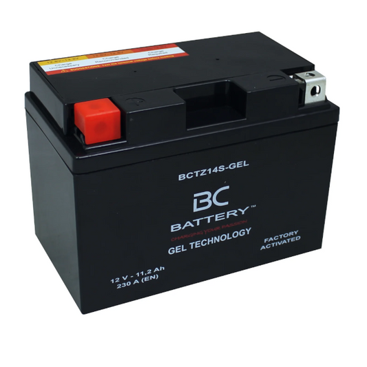 BC Battery BCTZ14S-GEL Batteria Al Gel Moto e Scooter 12V 11.2Ah