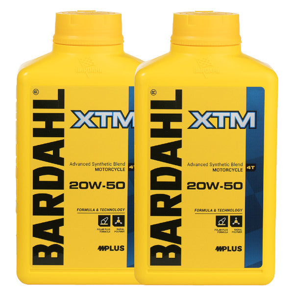 Bardahl XTM SAE 20W50 2LT Olio Motore Scooter e Moto 100% Sintetico