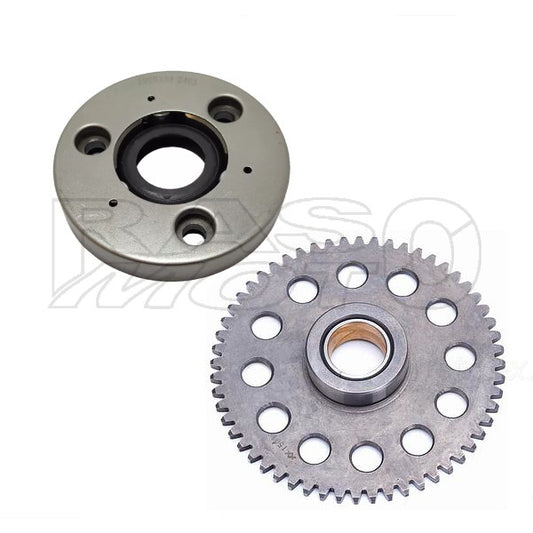 Keeway Kit Ruota Libera + Corona Avviamento Elettrico 125 RKF - RKR Ricambio Originale