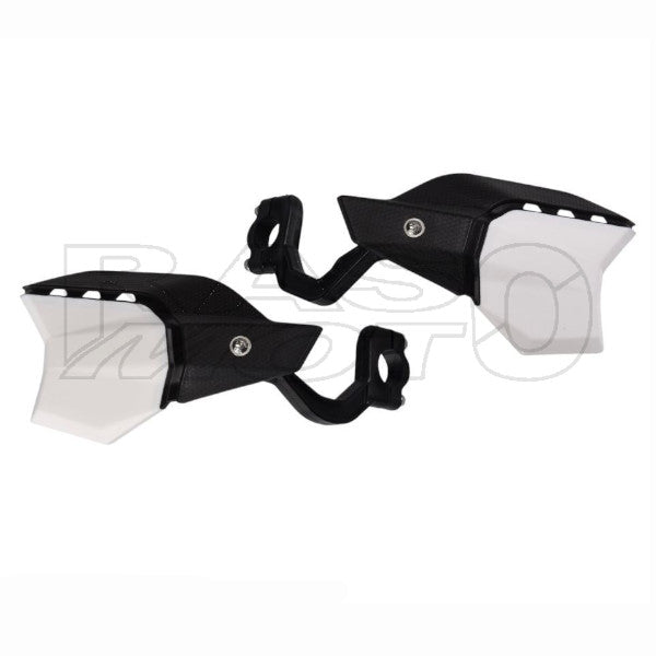 Beta Weißer und schwarzer Handschutzsatz RR ENDURO - MOTARD - ALP - CROSS RX Originalersatzteil 049.46.000.82.51