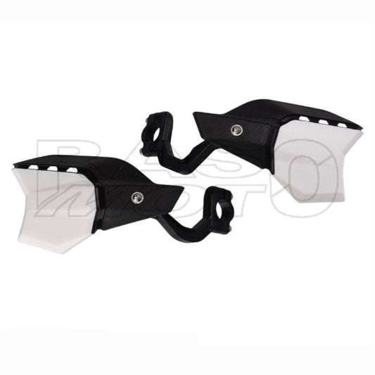 Beta Weißer und schwarzer Handschutzsatz RR ENDURO - MOTARD - ALP - CROSS RX Originalersatzteil 049.46.000.82.51