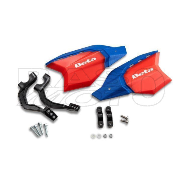 Beta Kit Handguards Red and Blue Racing RR ENDURO - MOTARD - ALP - CROSS RX Original Spare Part 049.46.000.82.00