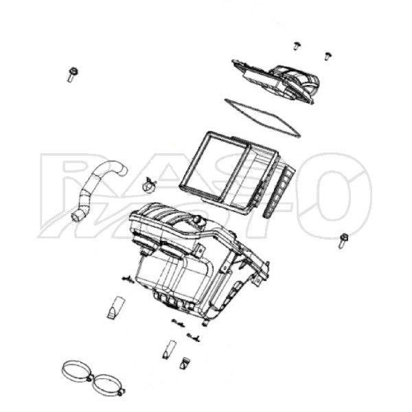 CFMoto Scatola Filtro Aria Completa Moto 450 MT - CL-C Ricambio Originale