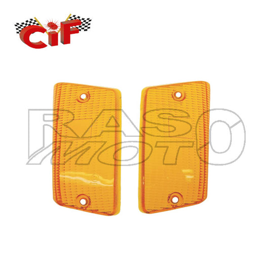 Cif 1743-OR Coppia Frecce Gemme Posteriori Plastica Arancione VESPA PK 50 XL - PK 125 XL - PK 50 RUSH - VESPA N - FL2 - HP - V
