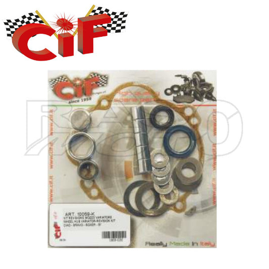 Cif 10059-K Rear Hub Overhaul Kit Piaggio CIAO - Yes - BRAVO With Variator