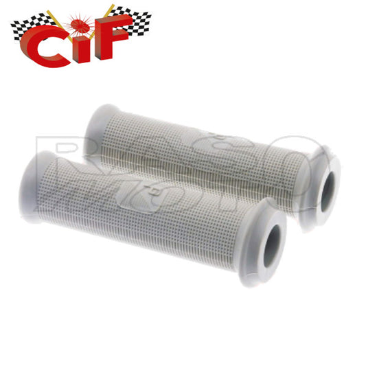 Cif 10250-D24 Pair of Grey Grips Ø 24mm Piaggio VESPA 50 - L - R - 125 - 150