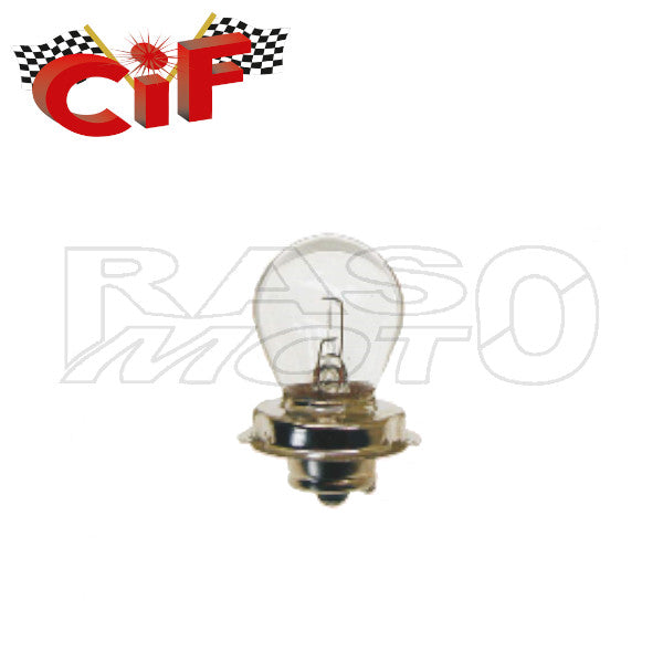 Cif 1432 Bulb P26s 6V 15W Low Beam Piaggio VESPA 50 - SPECIAL - L - R - PK - PK S - CIAO - SI - GARELLI