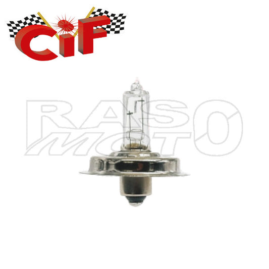 Cif 1444-H Lampadina Alogena 12V-15W P26s Luce Anabbagliante Piaggio VESPA PK XL - FL - FL2 - HP - N RUSH - Scooter NRG - SFERA - ZIP - APE 50