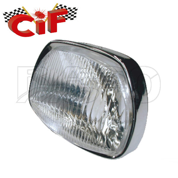 Cif 1708 Faro Fanale Gruppo Ottico Anteriore Con Ghiera Piaggio VESPA GT 125 - GL 150 - SPRINT 150 - VESPA 180 SS