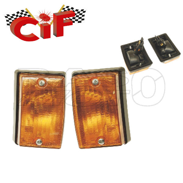 Cif 1736-OR Coppia Frecce Anteriori Complete SIEM Piaggio VESPA PK 50- 125 - PK 50 - 80 - 100 - 125 S