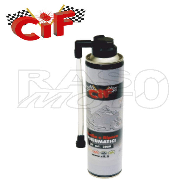 Cif 2050 Gonfia E Ripara Pneumatici Ruote Moto e Scooter 300ml
