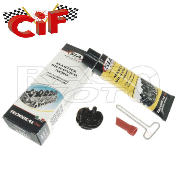 Cif 2063 High Temperature Black Mastic For Engine Gaskets Scooter And Motorcycle 75 ML