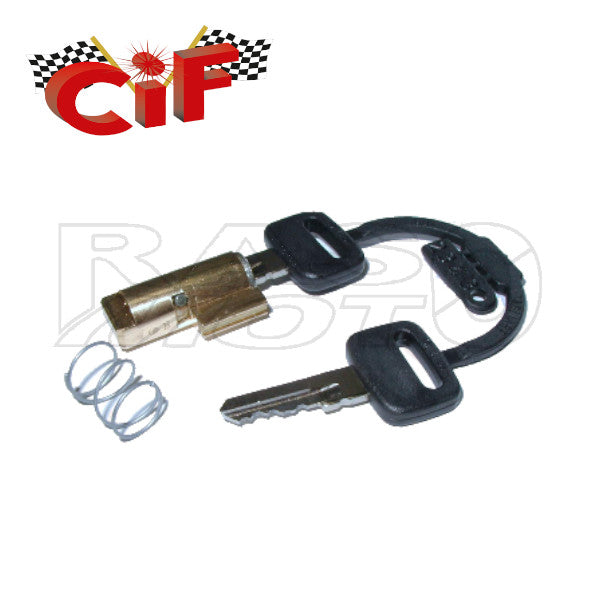 Cif 5643 Lock and Key Kit Steering Lock Short Model Thin Guide 4mm Piaggio Piaggio VESPA 50R - SS - SPECIAL- 90 SS - 125 PRIMAVERA - SUPER - SPRINT - CIAO SPECIAL LC - SC - BOXER - BRAVO