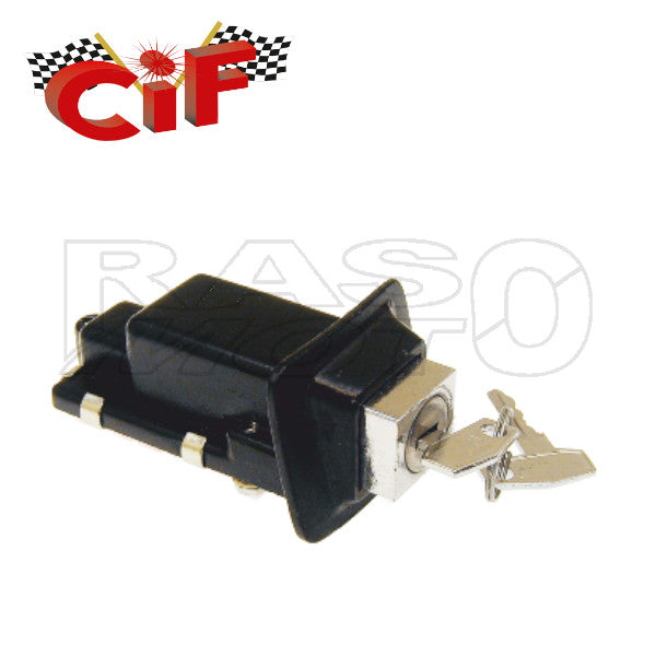 Cif 5658 Serratura Completa Per Sella Tipo Corto Piaggio VESPA PX PE 1978-1983