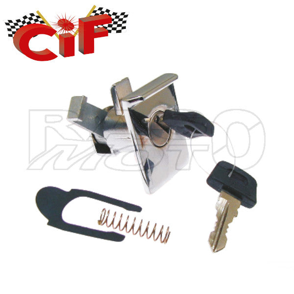 Cif 5665-C Serratura Bauletto Cromata Piaggio Nuova VESPA PX - LML STAR
