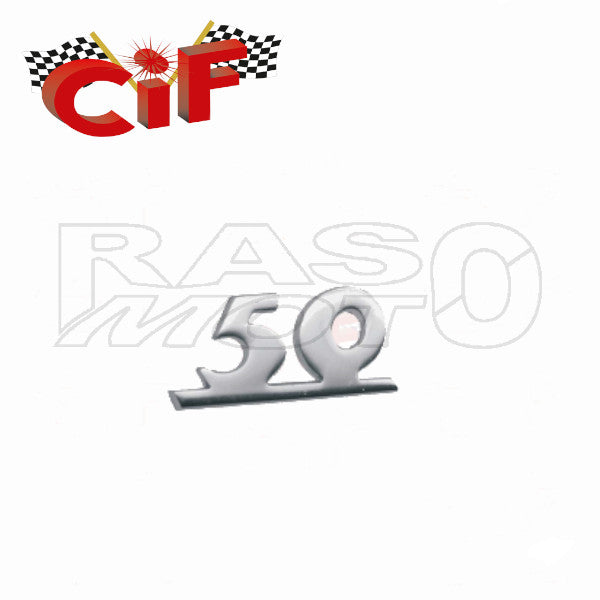 Cif 5726 Emblem Plate 50 Front Shield Piaggio VESPA 50 SPECIAL 1969-1972