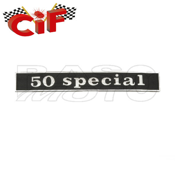 Cif 5756 Targhetta Posteriore Piaggio VESPA 50 SPECIAL