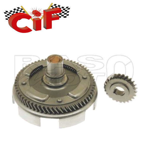 Cif 5982 Coppia Trasmissione Primaria z24x61 Denti Elicoidali Piaggio VESPA 125 PRIMAVERA - ET3 - PK 125