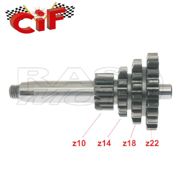 Cif 6510 Quadruple Gear 4 Speed Gearbox Piaggio VESPA 50 - 90 - 125 PRIMAVERA - ET3 - PK - PK XL - HP - FL