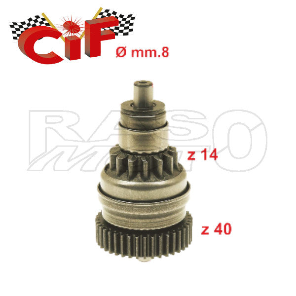 Cif 8972 Rinvio Motorino Avviamento Scooter Piaggio BEVERLY - CARNABY - LIBERTY - VESPA ET4 - GTS - GTV - LX - S - X7 - X8 - X9 - Aprilia SCARABEO - Derbi GP1 - Gilera RUNNER - TYPHOON