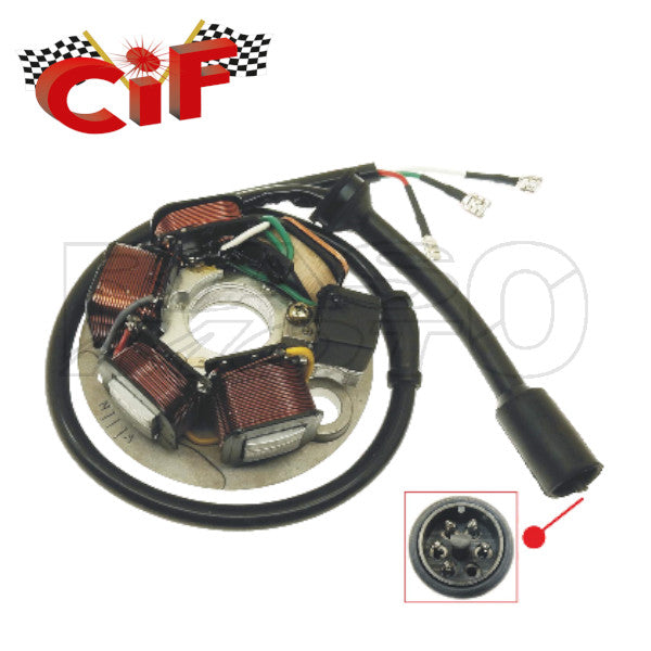 Cif 9161-E1 Statore Volano Piaggio VSPA PK 50-125 - APE FL - FL2 - FL3 - RST MIX