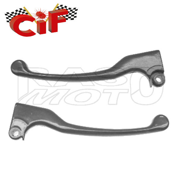 Cif Coppia Leve Freno e Frizione In Alluminio Verniciate Grigio Comando SX-DX Piaggio VESPA HP 50 - FL 50 - 125  265947