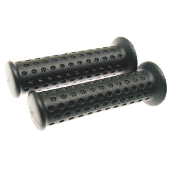 Cif 10272 Pair of Black Rubber Grips 118mm Scooter 50 - 125 - 150 Piaggio LIBERTY - FLY - VESPA LX - S - Gilera STALKER
