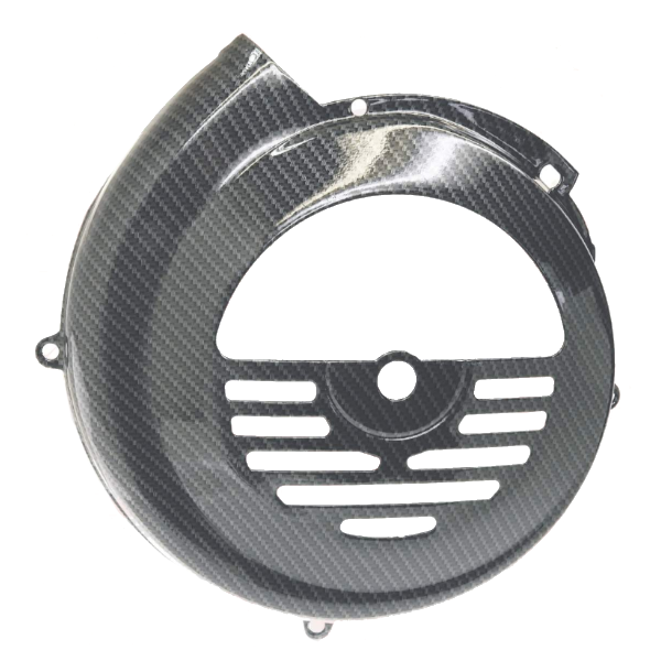 Cif 5093-CARB Carbon Look Eisen Lüfterabdeckung Piaggio VESPA 50 - 90 - 125 PRIMAVERA ET3