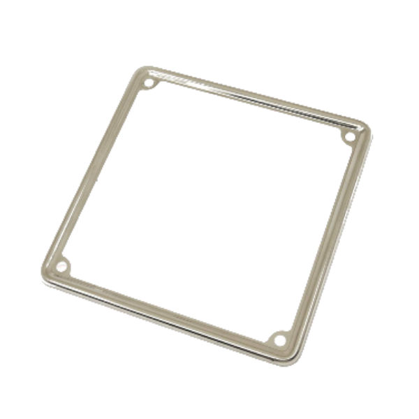 Cif Cornice Targa Inox Lucidata Vecchia Dimensione 170x170mm Piaggio VESPA - MOTO 3277-IX