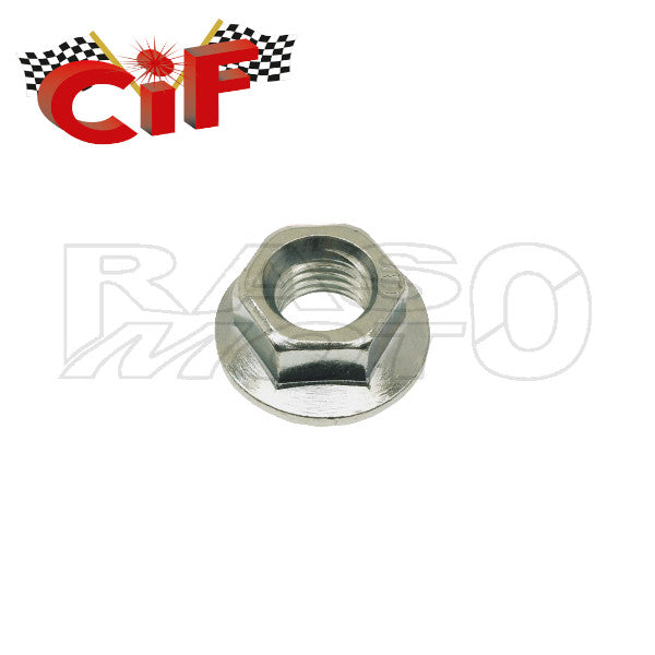 Cif Dado Flangiato M10 Fissa Puleggia e Condotta Scooter PIAGGIO - Per Albero Lato Volano e Frizione Motori MINARELLI - YAMAHA