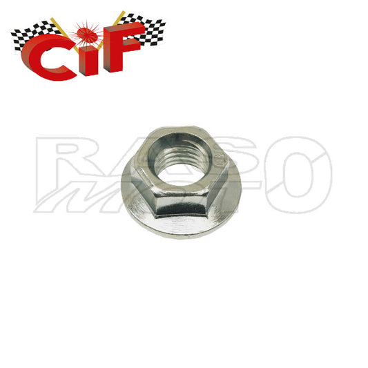 Cif Dado Flangiato M10 Fissa Puleggia e Condotta Scooter PIAGGIO - Per Albero Lato Volano e Frizione Motori MINARELLI - YAMAHA