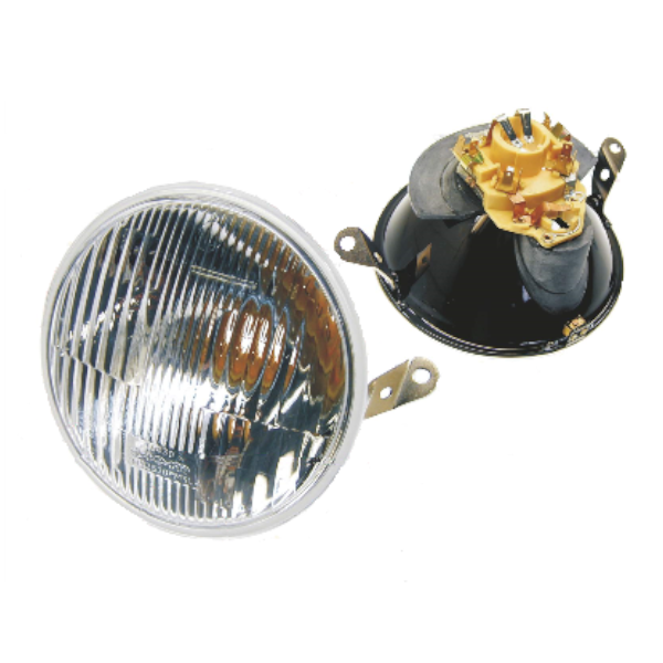 Cif Faro Fanale Gruppo Ottico Originale SIEM Con Portalampada Piaggio VESPA PX 125-150-200 1973-1983 163685 - 1714-OR