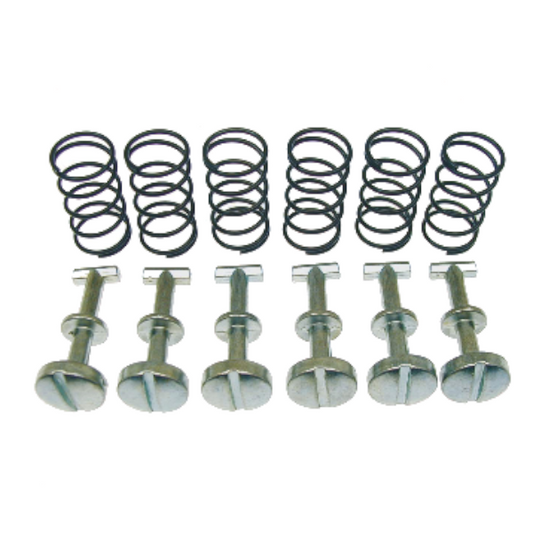 Cif Kit Ritegni + Molle Per Coppia Fiancate laterali Piaggio SI - Sì FL - BRAVO 82    8817