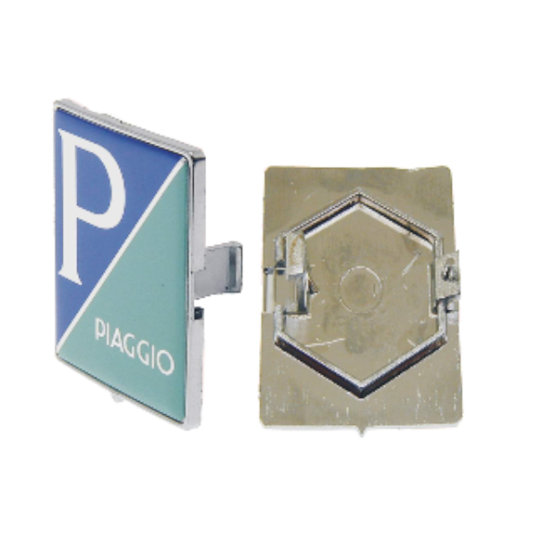 Cif Scudetto Stemma Rettangolare Ad Incastro Piaggio PORTER MAXXI - D120 - UP-DATE - MULTITECH - ELECTRIC - APE CALESSINO 5782 - 576464