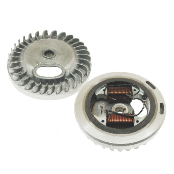 Cif Statore Rotore Completo Di Bobina Luce e Bobina Alimentazione Piaggio CIAO - BRAVO - SI' ACCENSIONE A PUNTINE 9146-E1