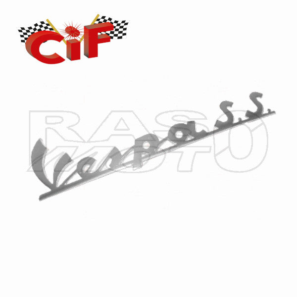 Cif Targhetta VESPA SS Traforata 173mm Scudo Anteriore Piaggio VESPA 180 SUPER SPORT 090496