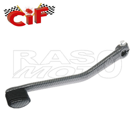 Cif 5105-CARB Pedale Avviamento Carbon Look Completo Di Vite + Bullone + Gommino Piaggio VESPA PX PE  - PX PE ARCOBALENO