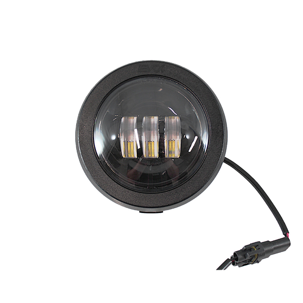 EVOK Fanale Anteriore Completo IRON LED Fondo Nero Piaggio VESPA HP FL 50-125cc