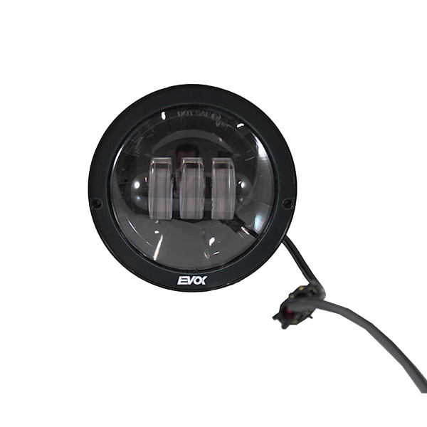 EVOK Fanale Completo Anteriore IRON LED Fondo Nero Piaggio SI FL2 Plug&Play 246472211