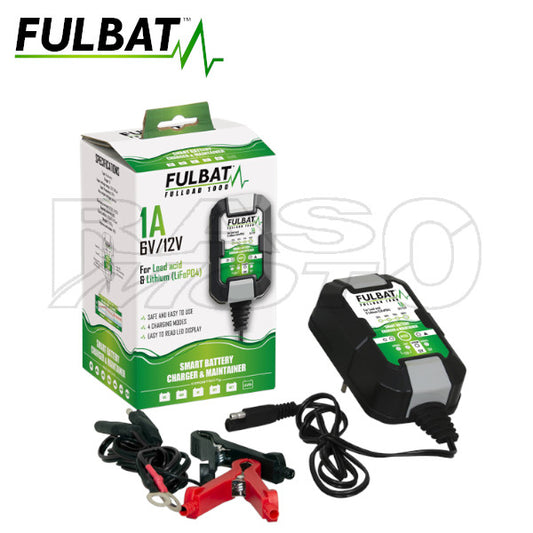 Fulbat Caricabattrie FULLOAD 1000 CHARGER 1A 9,(E) Scooter Moto