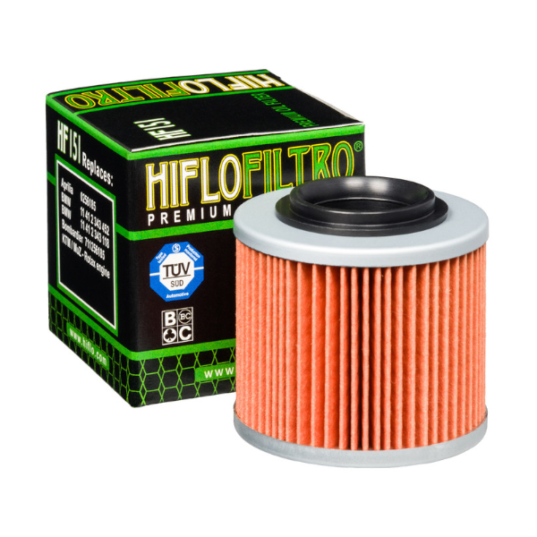 Hiflo Filtro Olio Motore Moto BMW - APRILIA - BIMOTA - CCM - JAWA - MuZ - BOMBARDIER ATV HF151